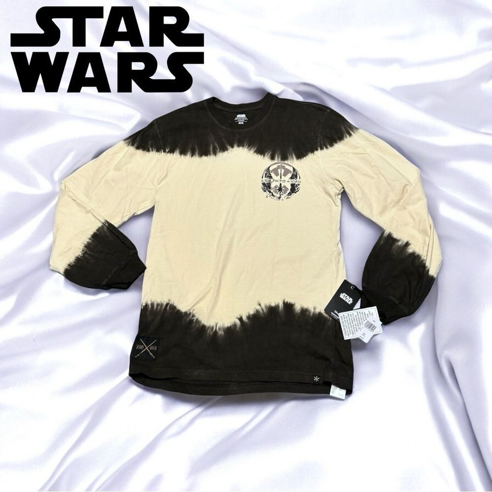 StarβWars Heros and Villans Long Sleeve Tee Obi Wan and Darth Vader Medium NWT